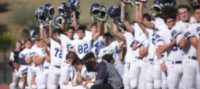 Members of the Bellarmine High School football team knelt at their games the week of Oct. 12, echoing peaceful protests around the country in which football players knelt during the 2016 and 2017 footbal season as the national anthem played, to protest racial injustice in the U.S.