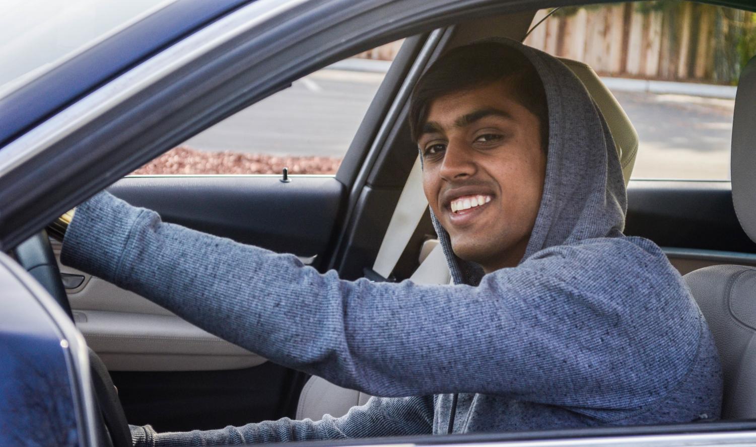 “First, I start at my house,” Sparsh Chauhan (12) said. “Then, I turn on Saratoga, and it’s always crowded with traffic and stuff. That’s when I’m setting the music, checking the tire pressure, the gas. After downtown, the road gets smooth, which is when I put the windows down. I go all the way down until there’s a dip and then I go back. Even when I have stuff to do, I drive that same route every day. I don’t have to take directions. I know all the traffic times; I know exactly where I’m going.”