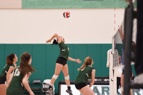 Varsity girls volleyball wins CCS quarterfinals, advances to semifinals