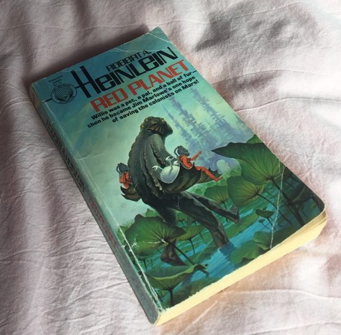 Delaney Logue's (12) pocket-sized Red Planet by Robert A. Heinlein is more than just a book. Although the text is faded and the pages are yellowed from years of use, Red Planet harbors priceless memories from her childhood.