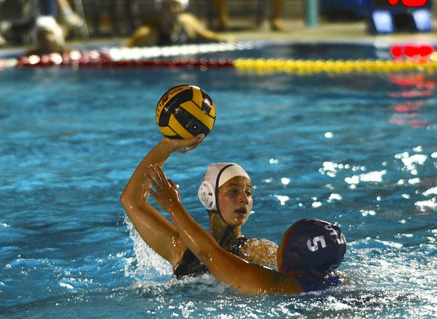  Ainsley Millard (9) attempts to pass the ball during the SCVAL tournament final against Milipitas, which the girls won 13-3. They also won 11-2 against Wilcox and 5-4 against Saratoga in the and were crowned the tournament champions. They lost to Aptos in the first round of CCS.