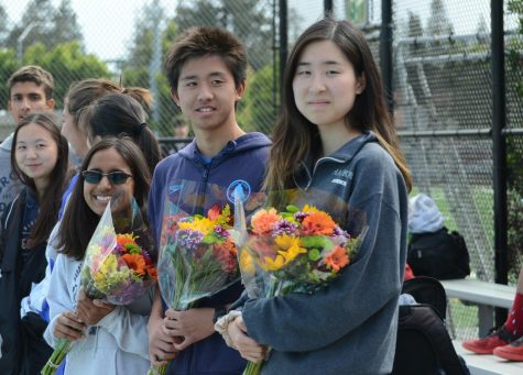 Swimmers celebrate senior night with win over Kings