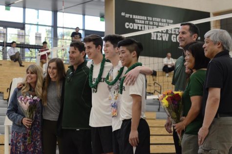 Volleyball honors seniors, defeats Los Altos