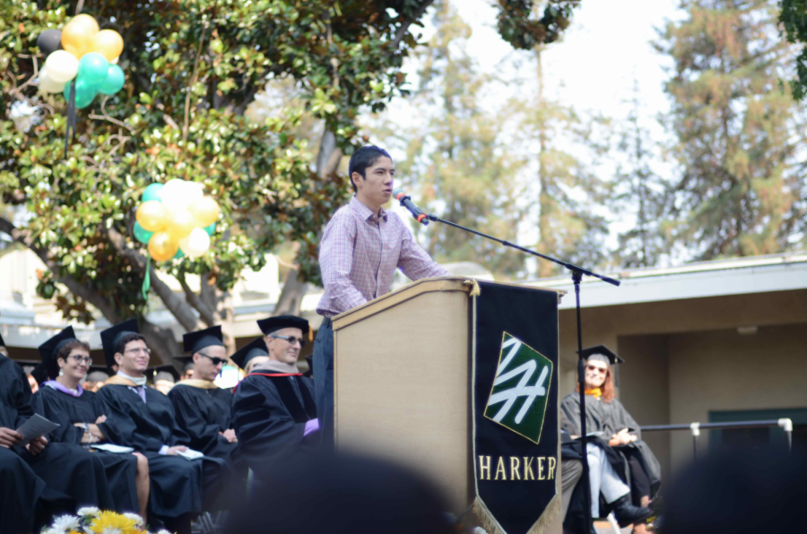 Former+ASB+president+Sandip+Nirmel+%28%2717%29+makes+a+speech+at+matriculation+in+2016.+The+Harvard+Crimson+reported+Friday+that+Sandip%2C+who+was+a+sophomore+at+Harvard+University%2C+died+of+%22an+extended+illness%22+on+Thursday.