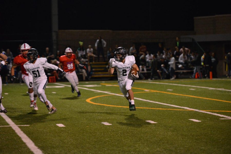 Devin Keller rushes with the ball.