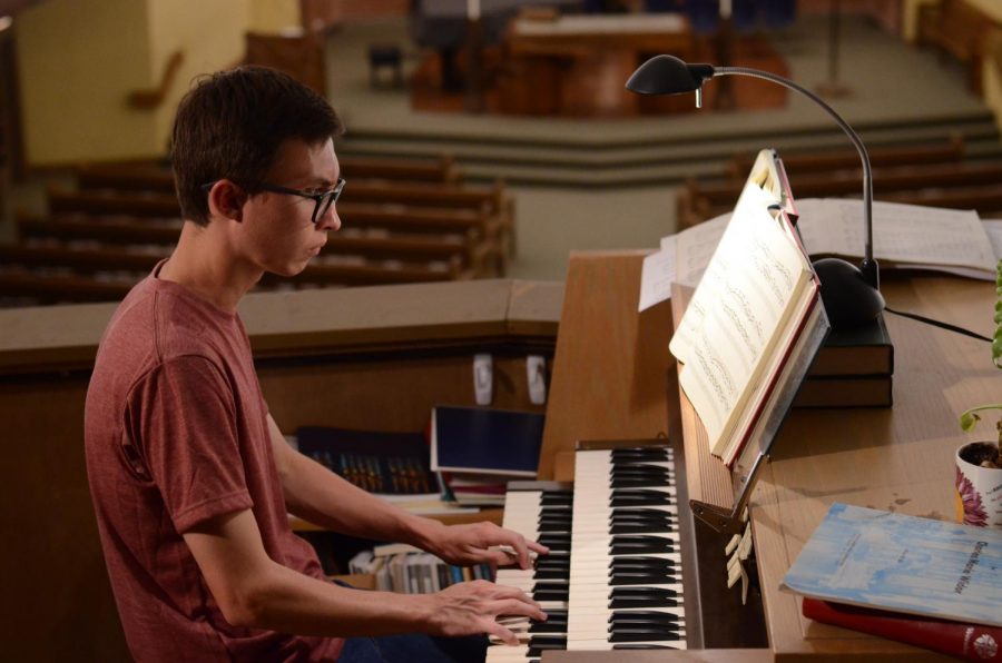 “[Playing the organ] is sort of my creative outlet. I don’t do any visual art or stuff like that, so it allows me to experiment with different types of registrations. You can arrange entire orchestral works with the organ and still capture the entire character of the piece. That’s what is most compelling about the organ,” Jeffrey Fung (12) said.