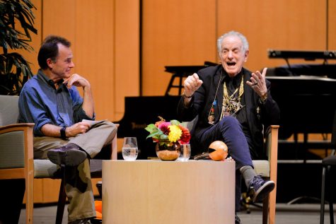Award-winning composer David Amram imparts wisdom, music at Speaker Series performance