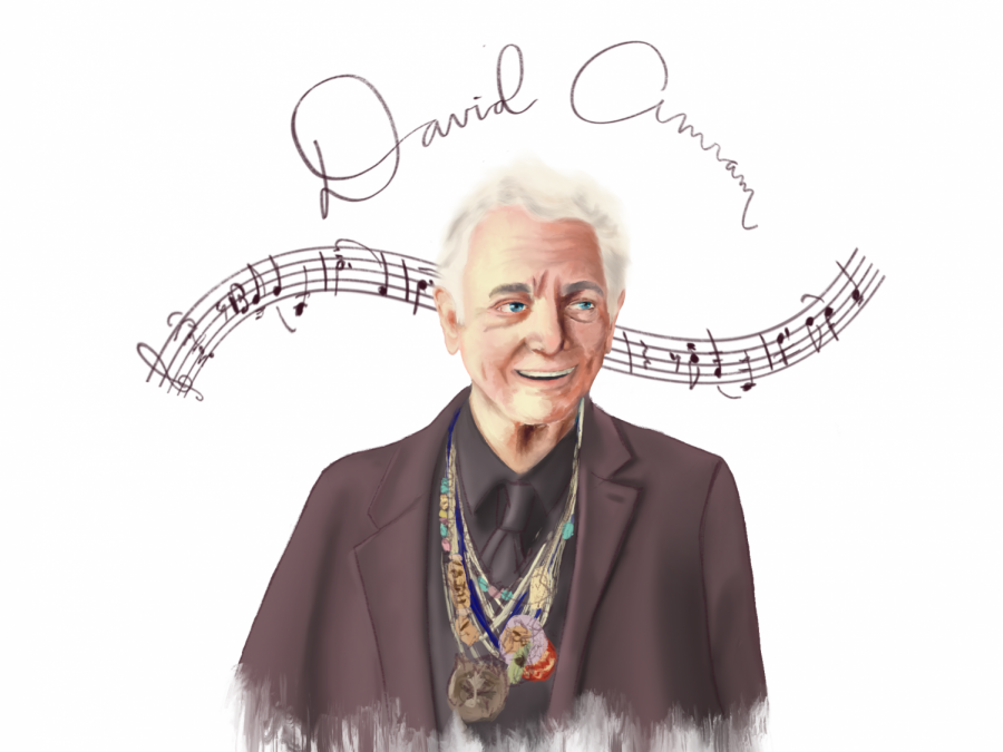 Composer David Amram, who will be visiting the upper school as this years artist in residence. His visit begins tomorrow and will last throughout the week, and he will host a number of workshops, lectures and talks for students to learn more about music and art.