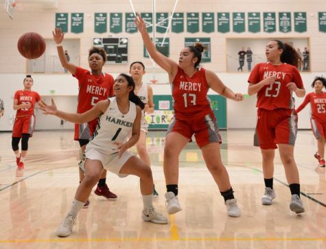 Varsity girls basketball falls short in fourth quarter on senior night