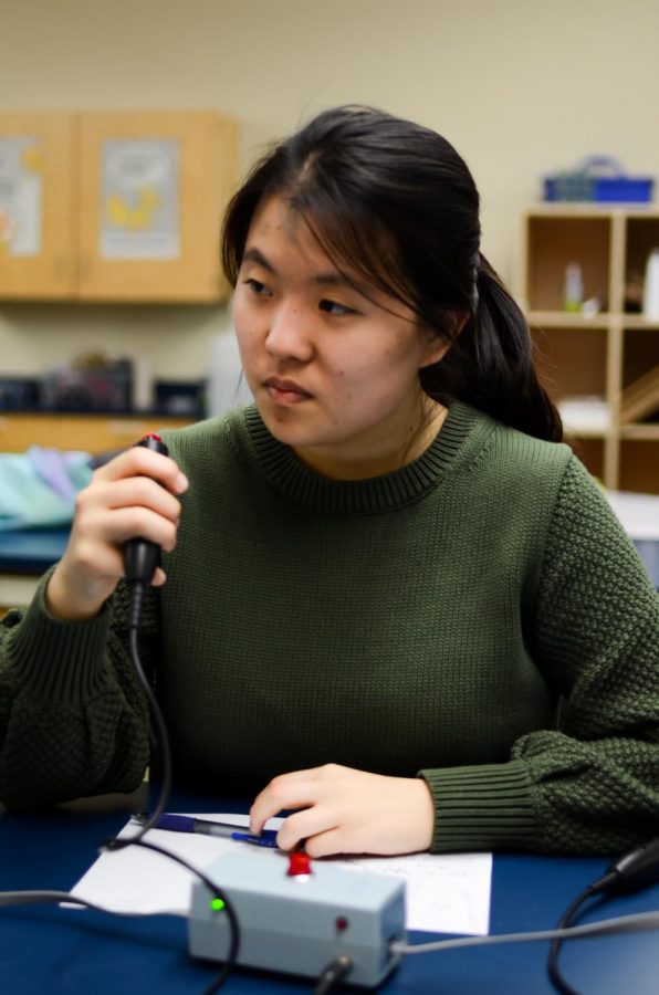 “In research, you start out with a plan, and most likely there is something you didn’t account for, so you have to spend time looking through that. You don’t have to think about things in terms of setbacks. If you don’t accomplish what you set out to do, it’s not really a setback,” Emily Liu (12) said.