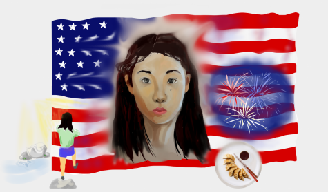 My Asian American identity is composed of traditions from both my heritage and nationality. Whether it be watching fireworks on the Fourth of July, eating dumplings on Lunar New Year or spending summers in my grandparents' complex in Xi'an, I carry both cultures with me.