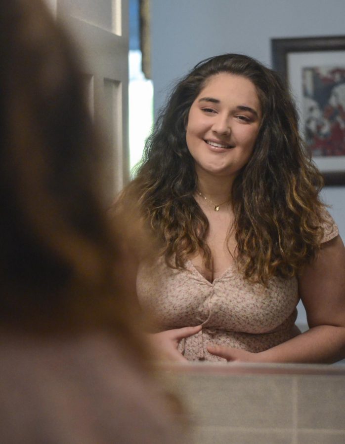 “That feeling of letting go—whether it’s hearing and feeling my voice to the tips of my fingers or feeling it project out into the world, or whether it’s that feeling of finding something new—it’s ... addictive and keeps me going,” Ruya Ozveren (12) said.