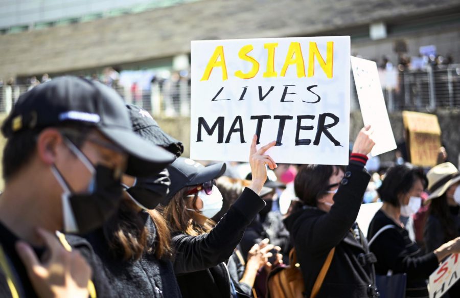 More than 1000 protestors gather at San Jose City Hall to protest hate crimes against Asian Americans and Pacific Islanders (AAPI) on Sunday March 21. The protest was just one of many happening across the nation after the recent spotlight of Asian-directed attacks.