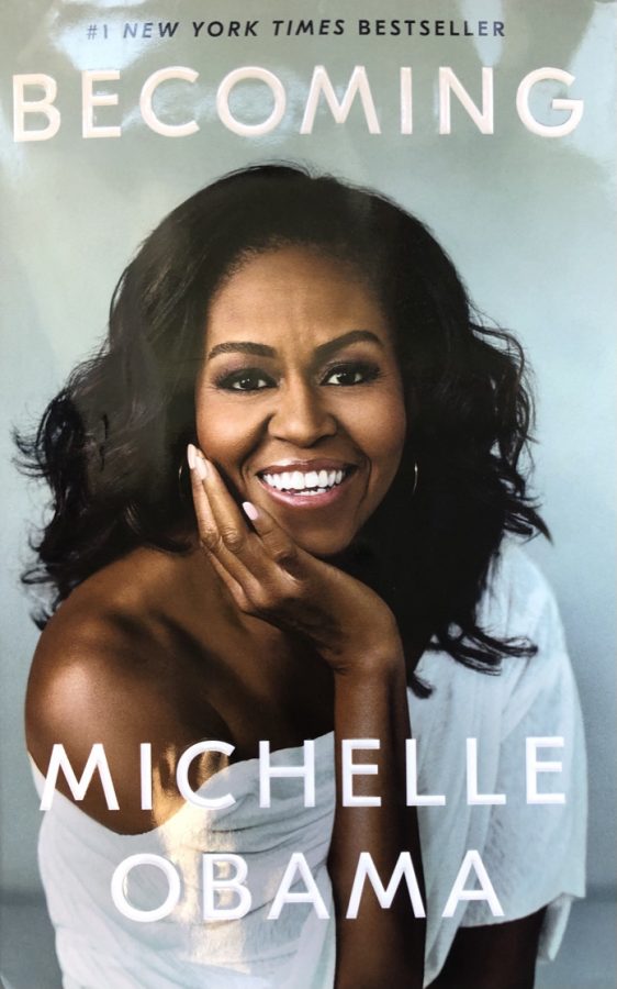 “Becoming is a 421 page memoir by former first lady Michelle Obama that was first published on Nov. 13, 2018. Obama is also the author of “American Grown.