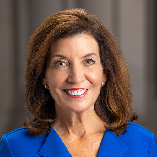 Former Lt. Gov. Kathy Hochul was sworn in today as the 57th governor of New York and the state’s first female governor. 