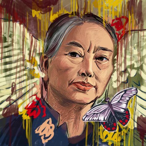Known for canvases dripping with emotion and depth, artist Hung Liu gave voice to those who have been forgotten—immigrants, migrant workers and laborers—and made their stories beautiful. Through Liu’s eyes, we see a humble shoemaker woman illuminated as the subject of an ethereal composition.