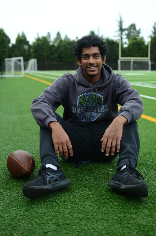“In football, every single play youve got to run full speed, you’re hitting guys, you’re making a play on the ball, all sorts of stuff is going on. It’s pretty crazy. It’s pretty fun, Adheet Ganesh (12) said.