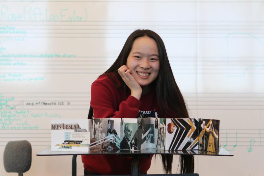 “What is more important [to me] now is enjoying yourself and doing the technical stuff if you have the patience for it but not forgetting what music actually is. I accepted music as a hobby and not something you have to compete with other people for, April Zhang (12) said.