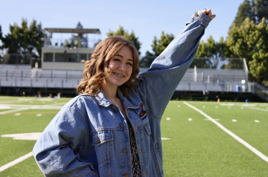 “[The cheer team] is great; they’re like my children. I like teaching them. It’s like a little family even though we’re all in different grades, we still all get along, get along with everyone no matter what. It’s a very cool environment to be in," Imogene Leneham (12) said.