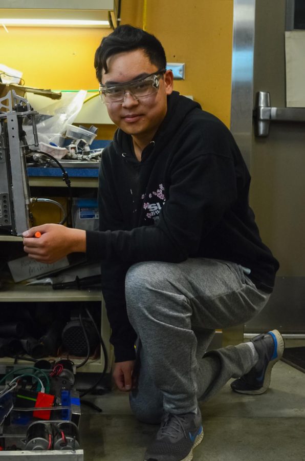 “The biggest challenges in robotics revolve around my tech: how reliable the robot is, making sure that it’s always working and that it doesn’t break when we compete. There’s also teamwork, and sometimes a challenge: you have to make sure everyone works well together, that people don’t argue or fight, Ethan Cao (12) said.