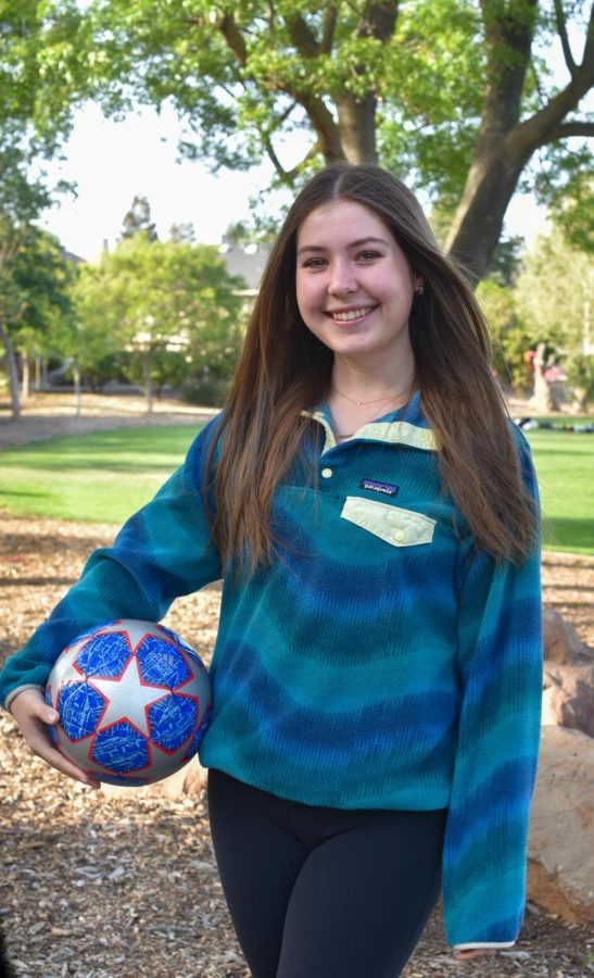 “When you play soccer, you have more of a team mentality. You learn to accept people’s mistakes and keep moving forward from that, even though they might lead to a goal. [To me,] that is a good foundation for any friendship, Kate Leafstrand (22) said.