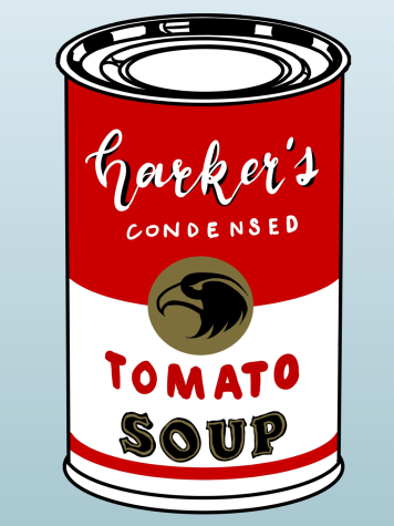 An illustration of a can of Harkers Condensed Tomato Soup. Harker Aquilas assistant opinions editor Jessica Wang shares a ranking of the best five soups. 