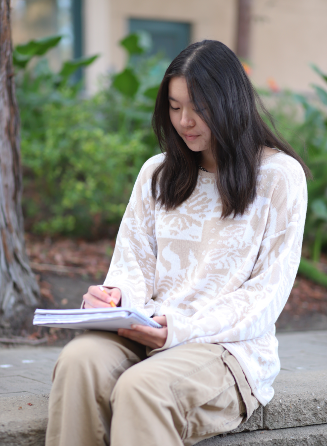 “After Im done writing a piece, I feel like I know myself a little bit better. As I write, I am unraveling my own identity, and sometimes Ill figure something out about my own psychology through my characters. Those little moments of revelation are cool,” Athena Wu (12) said.

