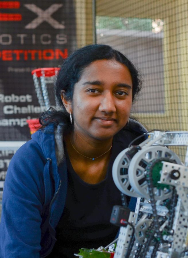 “I pride myself on sharing [our team’s] ideas and designs with other members of the robotics community. I could be sharing a design with someone, and then the next day we would have to go and compete against them. Its very important because it not only helps other people, but it also helps you learn by trying to explain your ideas to other people,” Nidhya Shivakumar (12) said.
