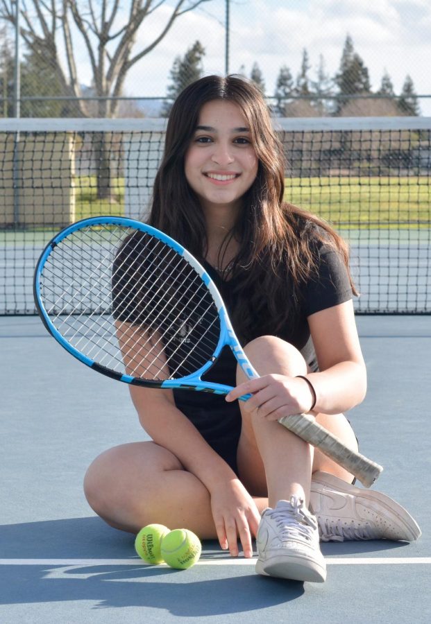 “I started playing tennis when I was six years old. Its been a long time. I like being alone on the court with your thoughts and not having a game clock. You can always come back and win in tennis. Theres no time limit. Thats what got me really into it, and thats why I chose it over other sports,” Anushka Mehrotra (12) said.