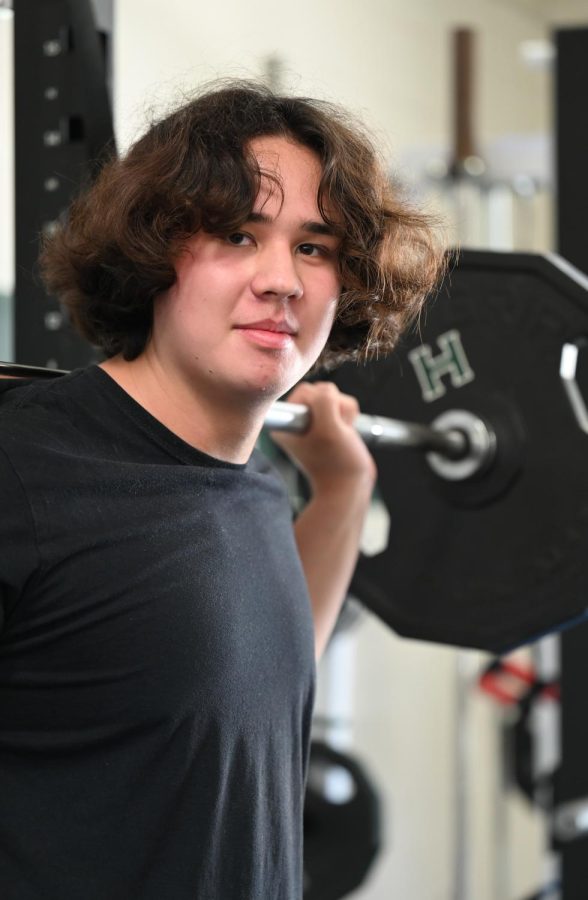 “Weightlifting has changed what I value. Its made me a lot more ambitious. Before I did it, I was a bit complacent. I didnt really have any goals in life, but now my ambition has carried over to school in academics,” Leo Tuckey (12) said.
