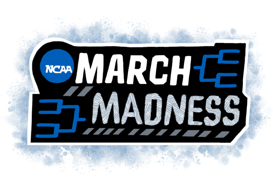 An+illustration+of+the+March+Madness+brackets.+March+Madness+is+the+most+prominent+college+basketball+competition+in+the+year%2C+concluding+the+season+in+a+single-elimination+style+playoff+tournament.