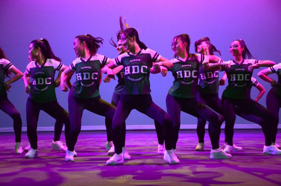 HDC in Trumpets, a hiphop number. We might be more confident [doing contemporary dance], but my favorite is [Trumpets], HDC member Claire Cheng (10) said. Especially at the [spirit rally] it was a lot of fun, seeing the energy in the audience.