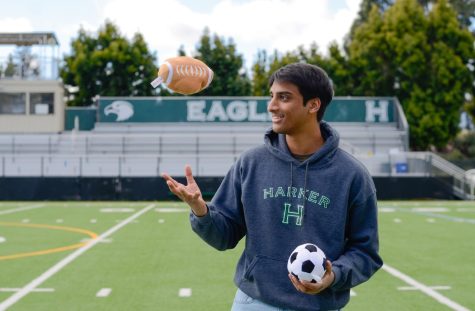 Even though high school can be daunting at Harker, don’t be afraid, and go out and do what you want to do. I was scared to try things at first: I didn’t try out for the DECA leadership team, I didn’t play football, and I didn’t hang out with the people that I wanted to hang out with. There’s a lot of things that I didn’t do because I was scared, and it took a pandemic for that to change for me. Don’t make that mistake. If you fall down, you’ll be able to get yourself back up, Rohan Gorti (23) said.