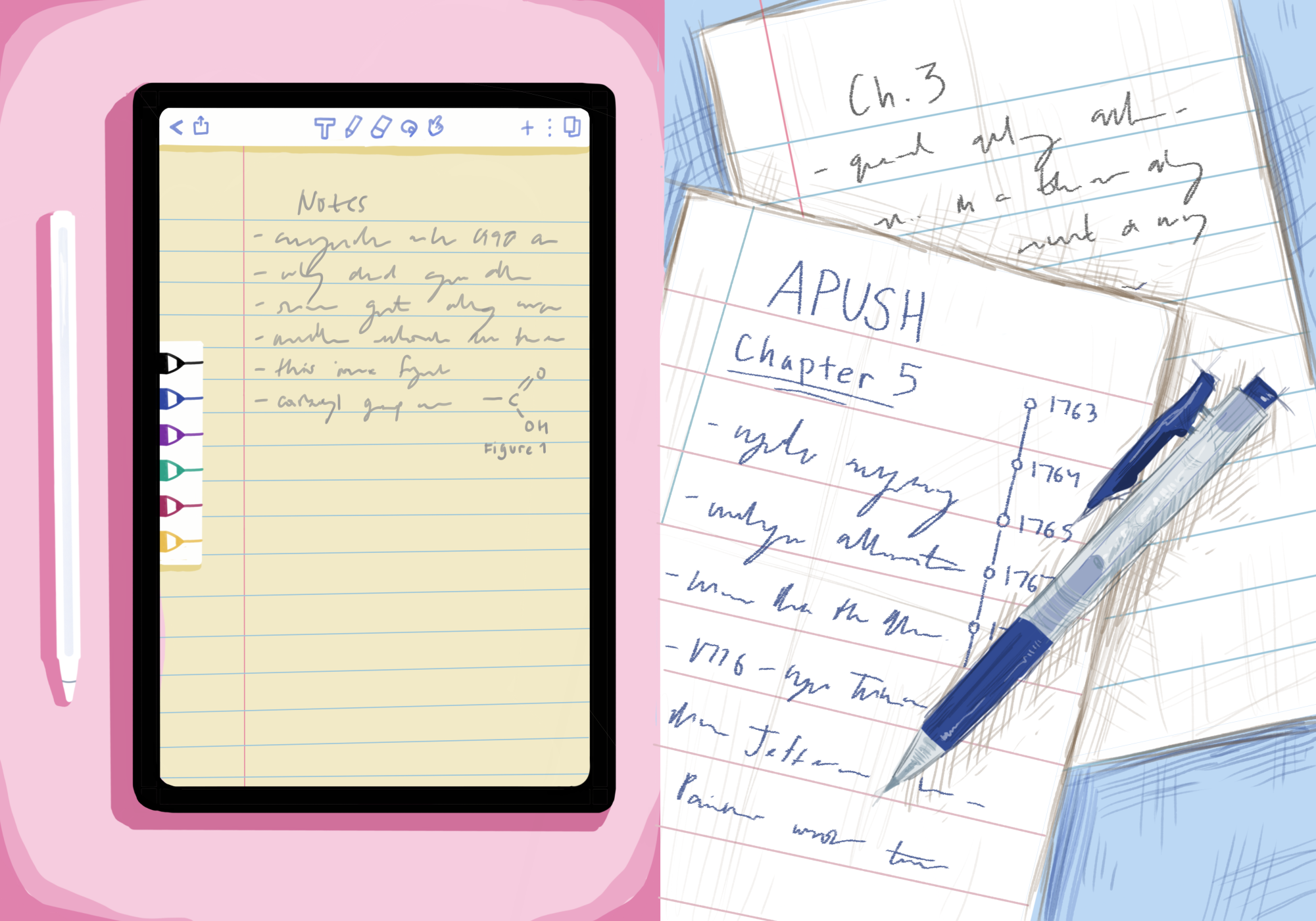 Perspectives: iPad vs. paper notes
