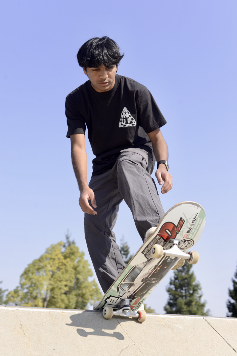 “In business and skateboarding, theres no limit on what youre trying to sell or what tricks you’re trying to hit or whatever you want to do. That’s translated to my real life where I only do things that I want to do. I dont put ceilings on my life,” Sathvik Chundru (12) said.