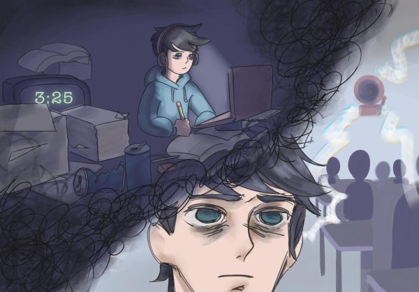 The problem of sleep deprivation has become an epidemic among adolescents. Caught in the destructive cycle of staying up late to finish school work, high school students suffer from many negative consequences such as an inability to focus or regulate their emotions.