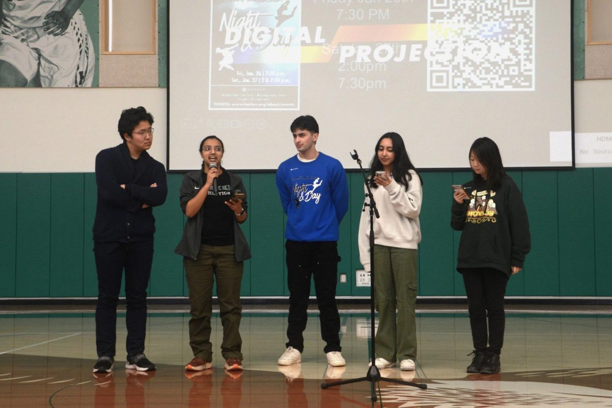 Conservatory representatives announce the dance productions show times on Friday and Saturday and encourage students to attend. They also highlighted the Orchestra performance at the Green Music Center in Sonoma County on Thursday.