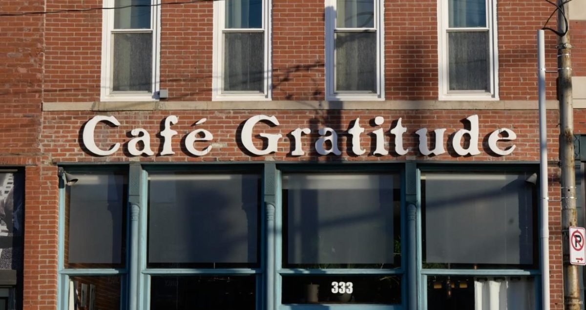 Café Gratitude, a restaurant in Kansas City, Missouri, offers a homey dining experience and encourages customers to appreciate themselves and their community. The staff consider each other family to further foster inclusivity.