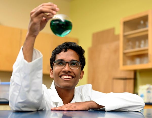 “Ive always been interested in science, but chemistry in particular appeals to me because its one of the more intuitive subjects. In chemistry, you can design experiments and then witness stuff that you actually hope to see, Gautam Bhooma (12) said.