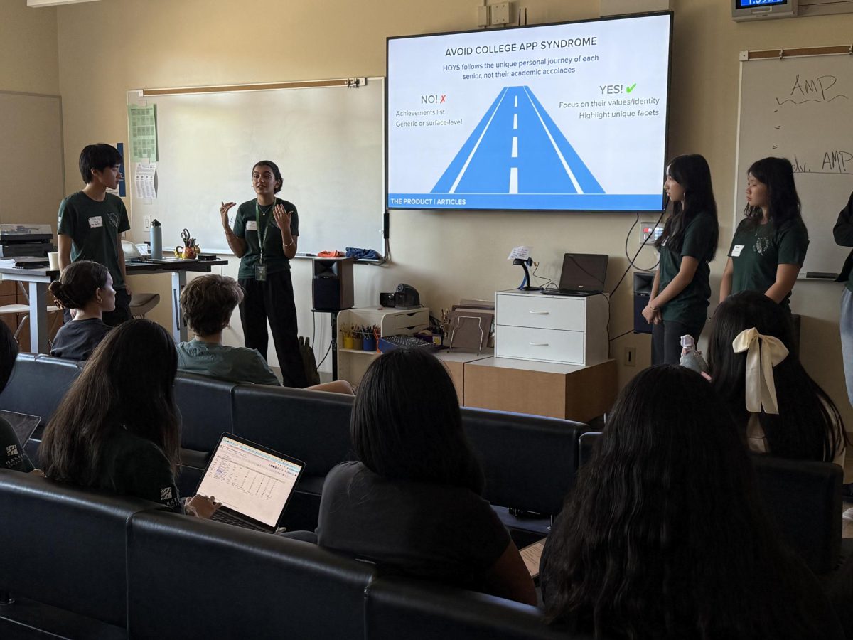 Humans of Harker staff presented at JEA NorCal Media Day on Saturday. They discussed the process of creating Humans of Harker and how such projects could be started in other schools.