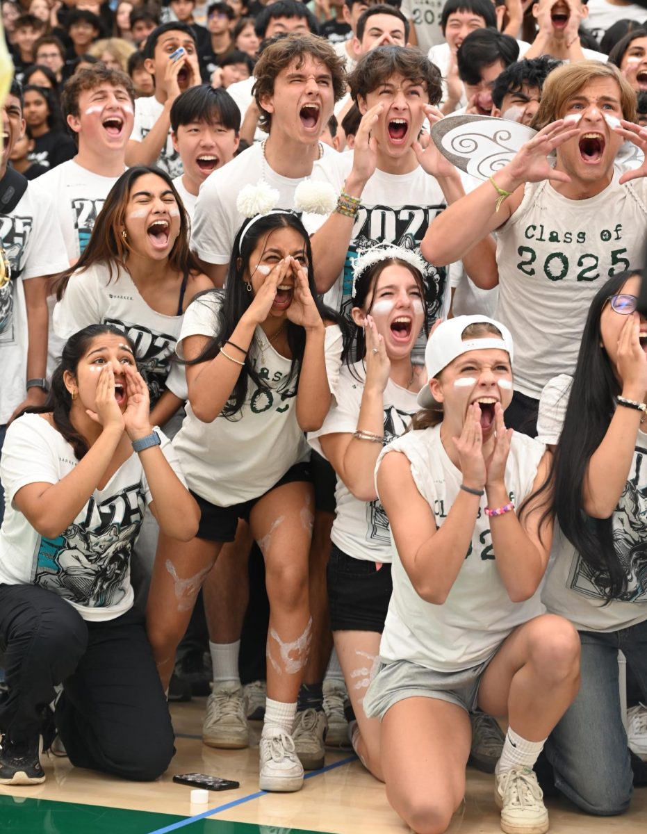 MAKE SOME NOISE: Seniors claim a narrow 0.1 dB victory over the junior's score of 121.6 dB in the scream-off. 

“We were scared to be spirited before [as underclassmen], but we figured out it's ok to be spirited,” Senior relay representative Claire Anderson said. “Just go all out and do it. It's supposed to be yelling, screaming and everything."
