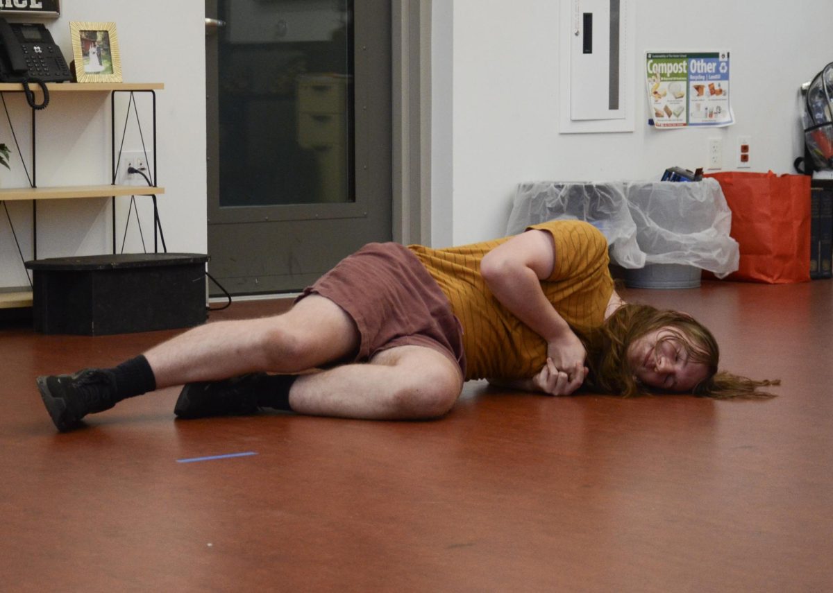 Sophomore Duncan Marquardt auditions for the play, reciting a monologue performed by the character Nick Bottom. In the final show, he played Demetrius.