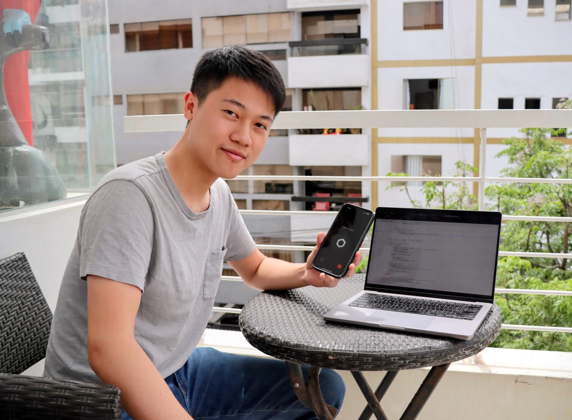 Dawson Chen (‘22) displays his virtual butler startup Martin. Funded by startup accelerator YCombinator, he coded the first version of Martin in the summer of 2023 alongside former classmates Harsh Deep (‘22) and Arjun Dixit (‘22). 