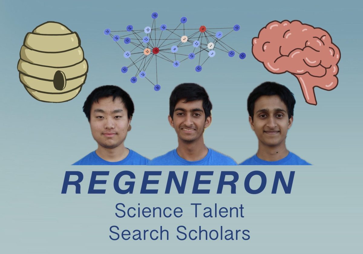 Three seniors Andrew Liang, Aarush Vailaya and Varun Thvar were named Regeneron STS Scholars on Jan. 8. They were chosen among the top 300 students in the 2025 Regeneron Science Talent Search.