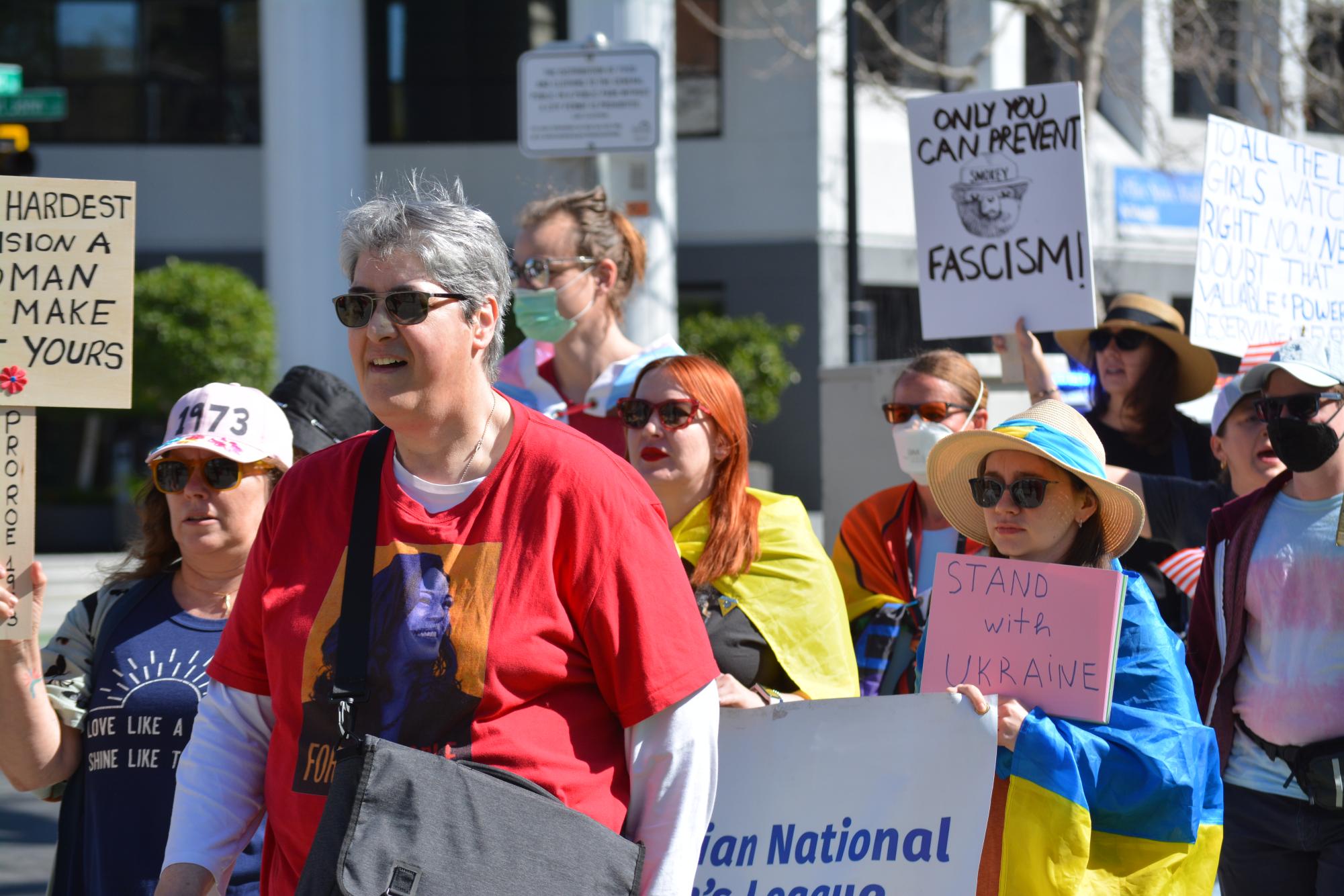 Feminist marchers defended gender rights in the face of the Trump administration recent actions and claims. Many were fearful of potential executive overreach that could threaten equality.