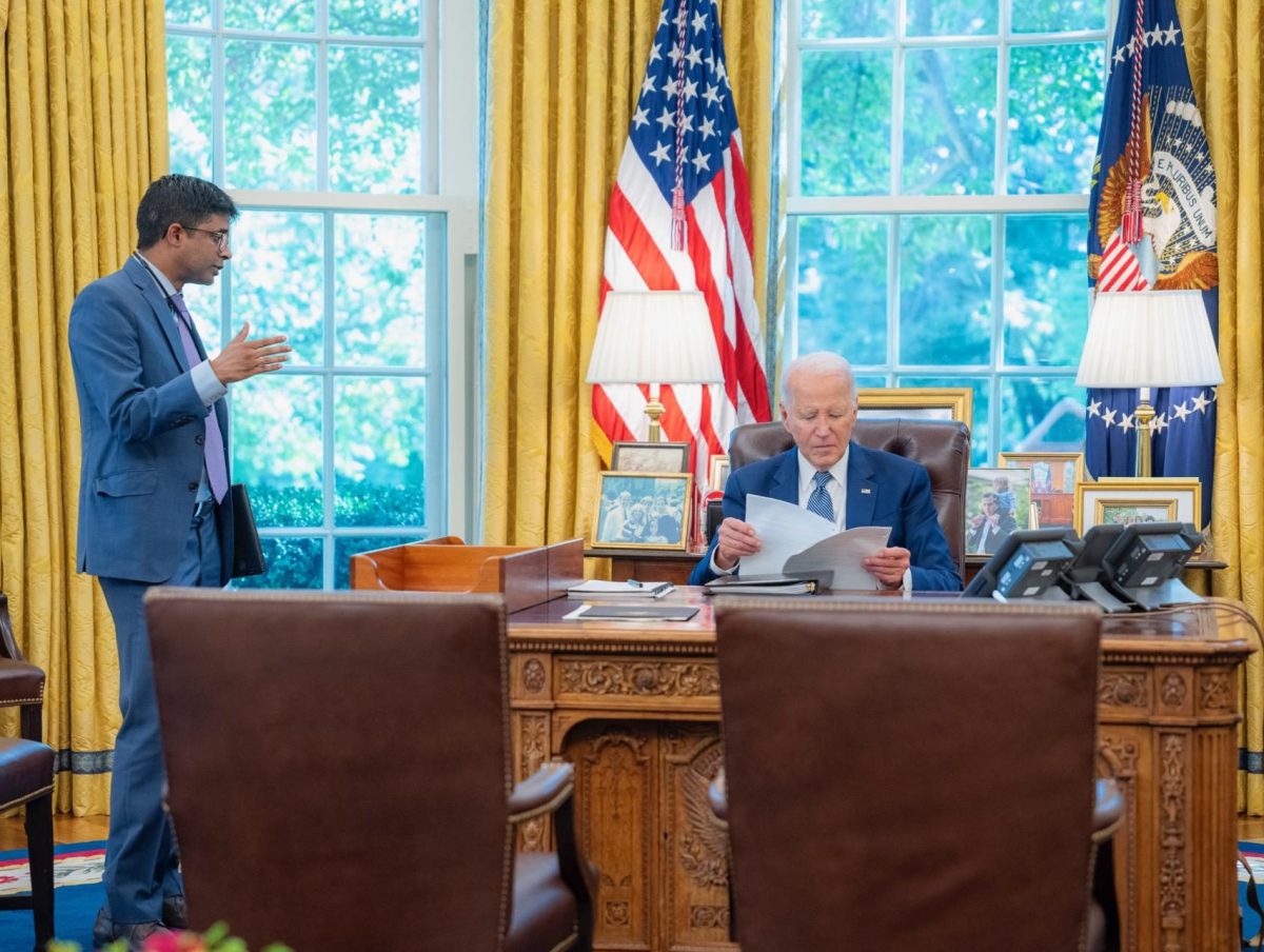 Vinay Reddy advises former President Biden on a speech. “It doesn't matter who you're writing for,” Reddy said. “The real, most important thing is [that] you understand that person."