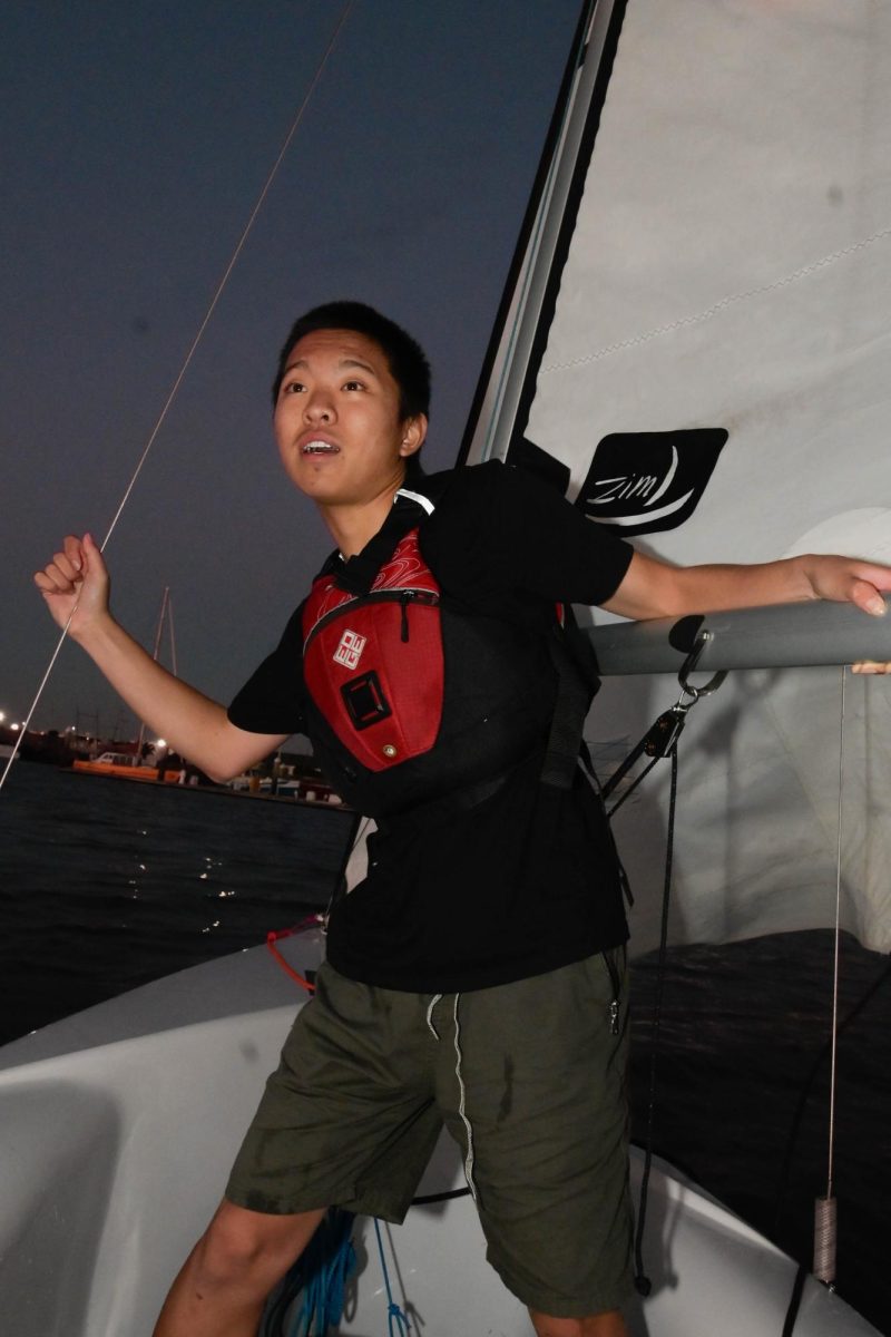 “For a while I struggled a lot with a specific sailing technique and trying to complete that maneuver. Then one day, in the middle of a race, I tried it, I got it, and then I finally managed to get the hang of it. My favorite moment was finally being able to figure that out after trying for a while — that was pretty satisfying.”