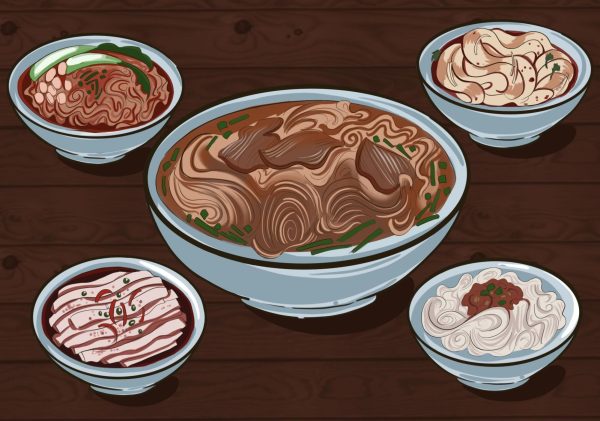 I remember all of the times my parents made me rousimian, or shredded pork noodles, on every birthday. ‘The noodles are a sign of longevity,’ my parents would say, ‘The longer the noodle strands are, the longer your life will be.’