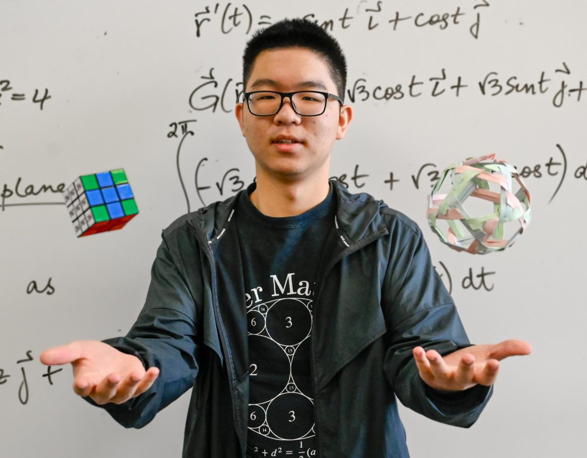 "Math is all about collaboration, much more than it is competition. It’s a subject where communication is indispensable, where you’re bound to need to consult other mathematicians for advice. I hope that I’ve been somebody who was always there to help and support other people, since math is so much more about working as a team than it is working alone," Alex Huang ('25) said.