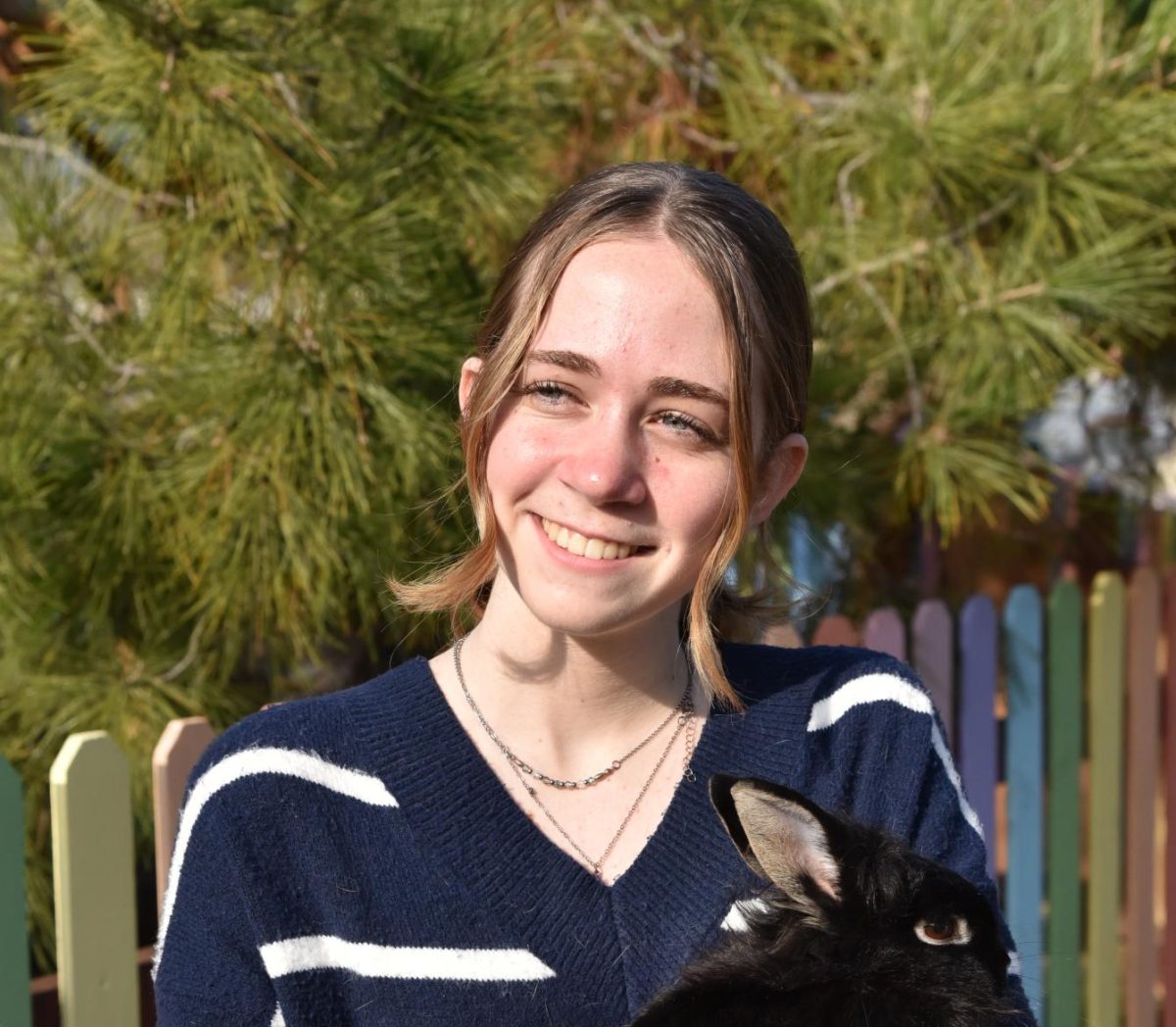 “A specific aspect of volunteering that I love is seeing the actual difference you can make. It's very fulfilling. At the farm, when kids or people with disabilities come in and meet the animals, you can see the joy that it creates. It's really an unmatched experience to see that and to be a part of creating that," Avery Jones ('25) said. 